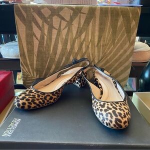 Cole Haan Cheetah Print Leather Lainey Pumps